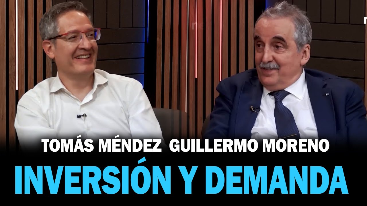 Guillermo Moreno con Tomás Méndez en 