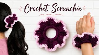 Easy Crochet Scrunchie for Beginners