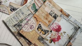 Using Masterboards #1: Collage Journal Cards