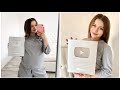 БЕРЕМЕННЫЙ ВЛОГ🤰🏼СЕРЕБРЯННАЯ КНОПКА YOUTUBE  У НАС УРА