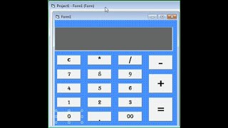How to make calculator in visual basic6.0