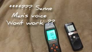 Debunking MK08 EMF Detector Hits While Voice Recorder Playback / Are They Real Spirits Voice Caught