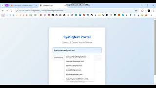 Demonstration Iot Credential Data Display System With Firebase Integration