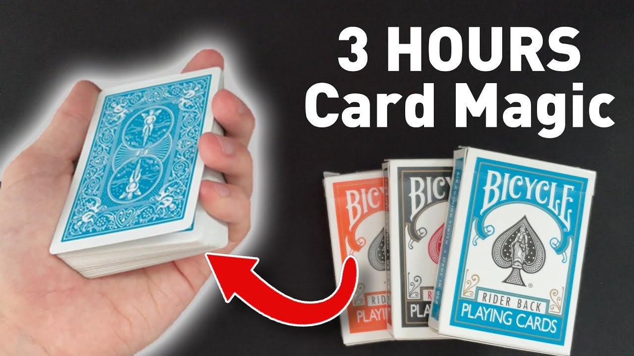 [ASMR] 3 HOURS of CARD MAGIC Tutorials
