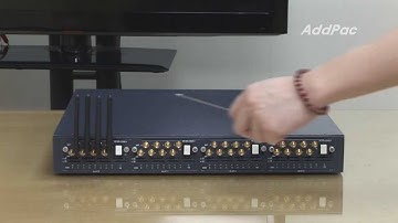 New Compact Size Module Type 32-Port GSM Gateway AP-GV3100N(32포트 GSM 게이트웨이) | AddPac