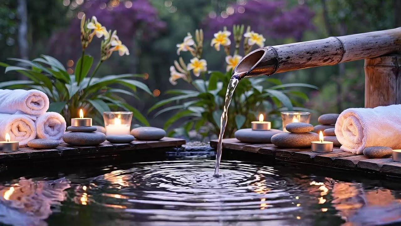 Peaceful Piano With Gentle Water Sounds 🌿 Deep Healing to Release Stress, Worry Emotional Fatigue