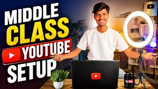 Middle Class YouTube Setup 2026🔥 Budget Friendly Studio Tour | 100% Real Setup