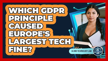 Which GDPR Principle Caused Europe