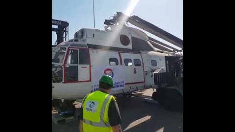 Loading Helicopter on FlatRack