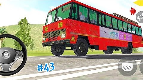 Village Route Passanger Pickup Bus Driving Game - Indian Sleeper Bus Simulator - Android Gameplay#43