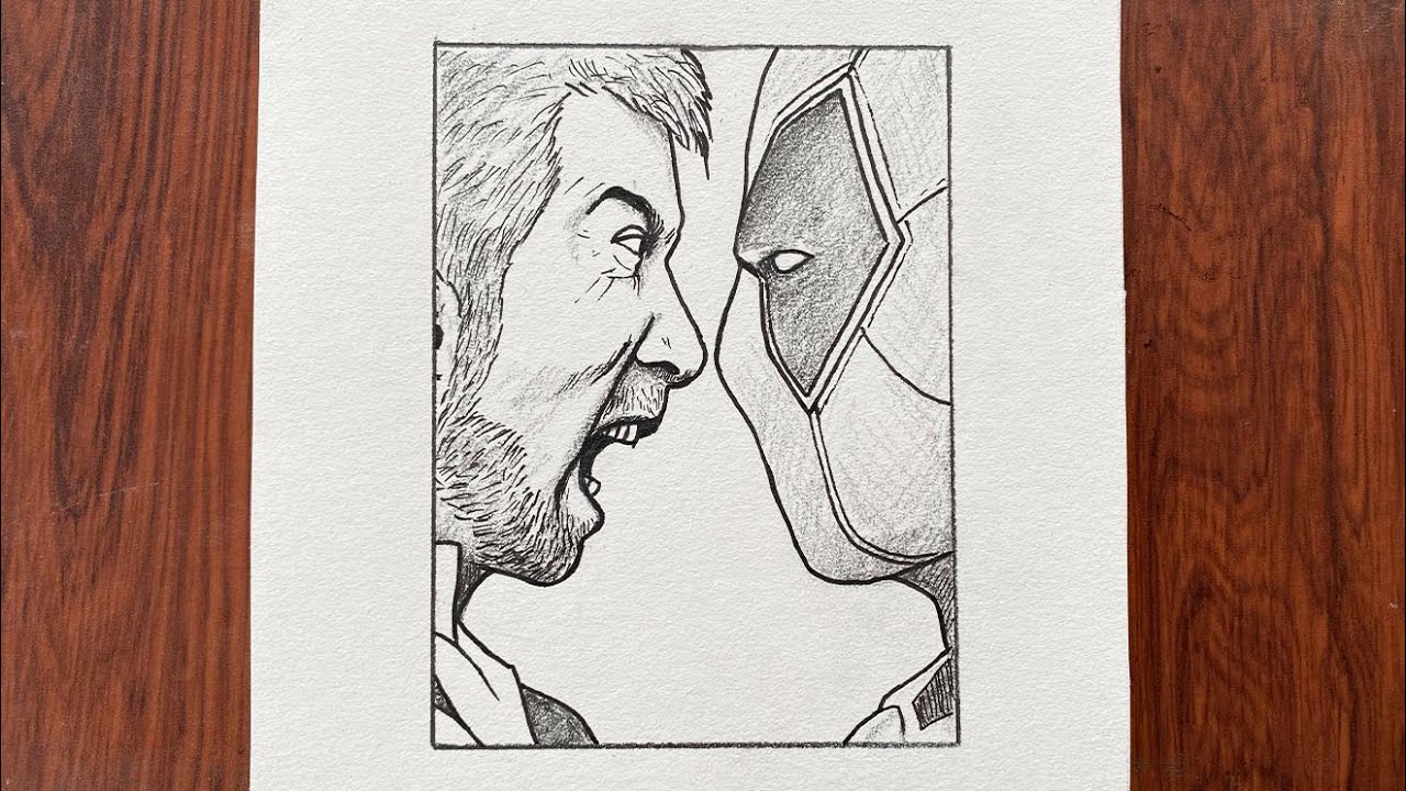 How to draw Deadpool & Wolverine | Deadpool 3 | Drawing step by step ...