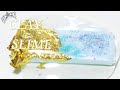 【超良き！】樹脂粘土をクリアスライムで包んで混ぜる！！！°˖✧◝(⁰▿⁰)◜✧˖°～手につかず良く伸びて音が良いウルトラ最高スライム～【金箔】【ASMR】【音フェチ】【ダイソー】