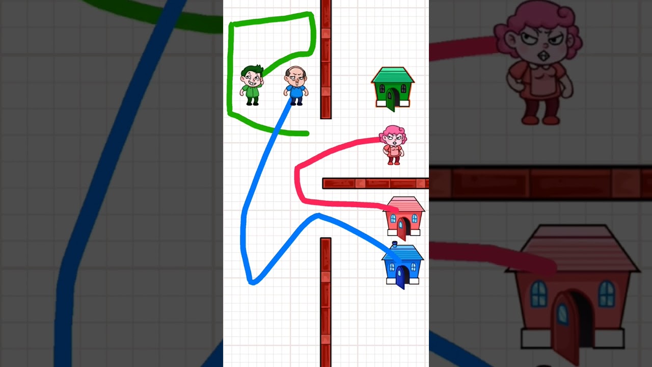 Rush Home Toilet Draw Puzzle Level 21 to 30 