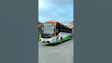 Ksrtc Volvo 9600 SLX at Satellite bus station Bengaluru ⚡️🔥 #shorts #ksrtc #volvo