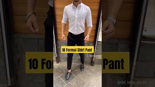 1 Black Pant With 10 Formal Shirt Combination | Latest Formal Shirt Pant Formal Shorts Viral