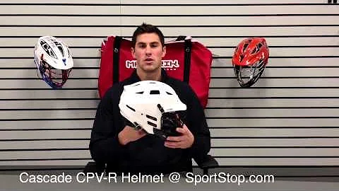Cascade CPV-R Lacrosse Helmet - Jeff Colburn - Spo...