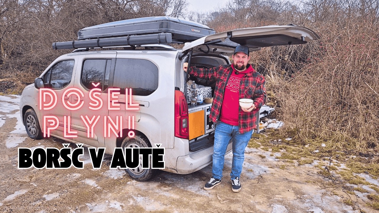 Boršč v kufru auta: došel plyn, ale dojeli jsme to