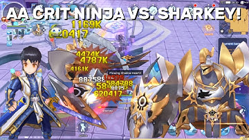 AA Crit Ninja vs Sharkey! | Gears, Handbook, Stats | Ragnarok Mobile 2.0: Eternal Love