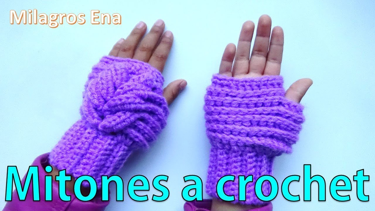 Mitones a crochet