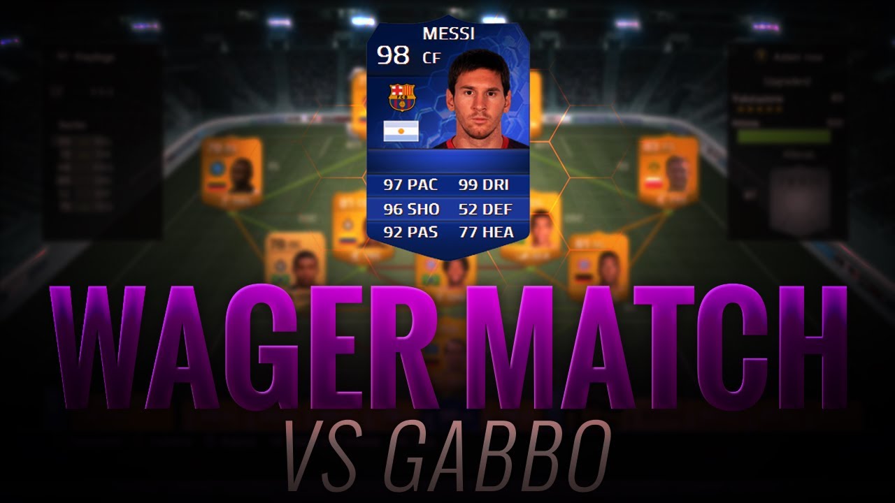 FIFA 14 OHAXEEL VS GABBODSQ REMATCH | OhAxeel vs FOOD + FIFA 14 TOTY MESSI WAGER