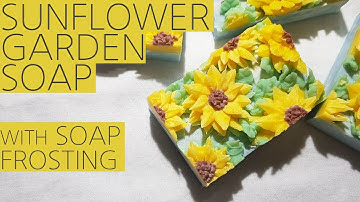 🌻 Sunflower Garden 🌻 Soap Making l with Soap Frosting 🌻 해바라기 정원 🌻 비누 만들기 - marcel
