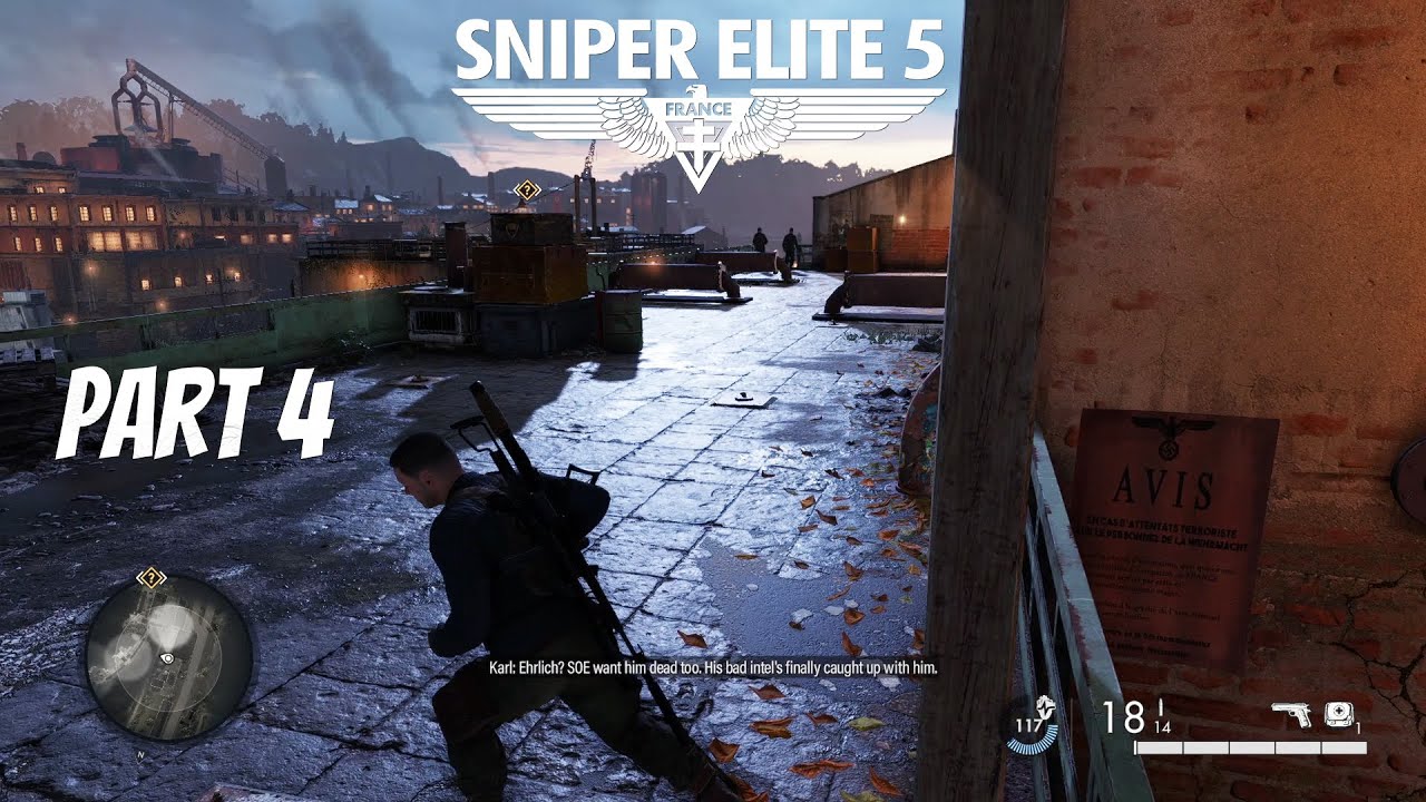 Sniper Elite 5 Walkthrough Part 4 WAR FACTORY (No Commentary) on