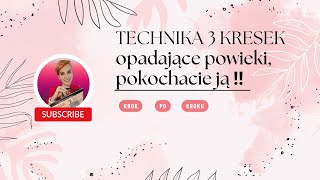 technika 3 kresek dla opadającej powieki #autopromocja #opadajacapowieka #marykay