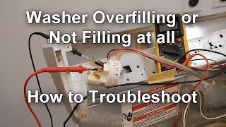 How to Test the Pressure Switch on your Washer  Not Filling or Overfilling with Water