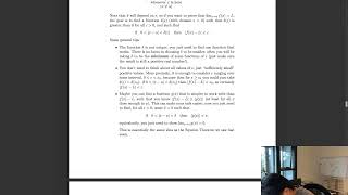 Lecture 4 Study | Further Limits