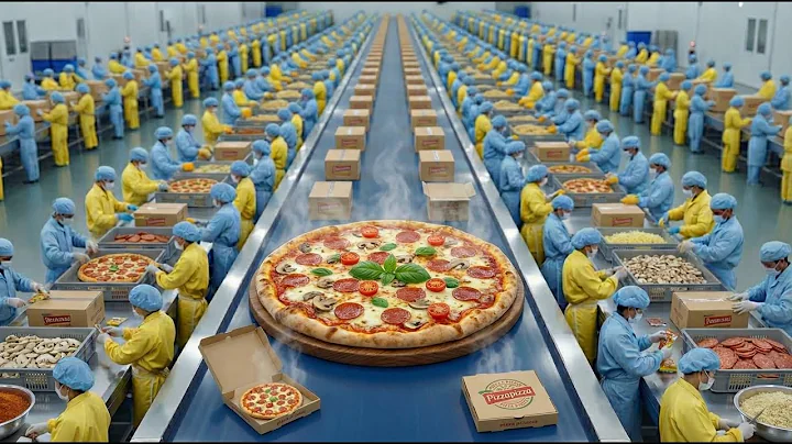 Inside the Pizza Factory: From Dough to Perfectly Baked Pizza (Full Process)