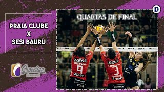 Praia Clube x SESI Bauru | QUARTAS DE FINAL (Jogo 1) Melhores Momentos | Superliga Feminina 23/24