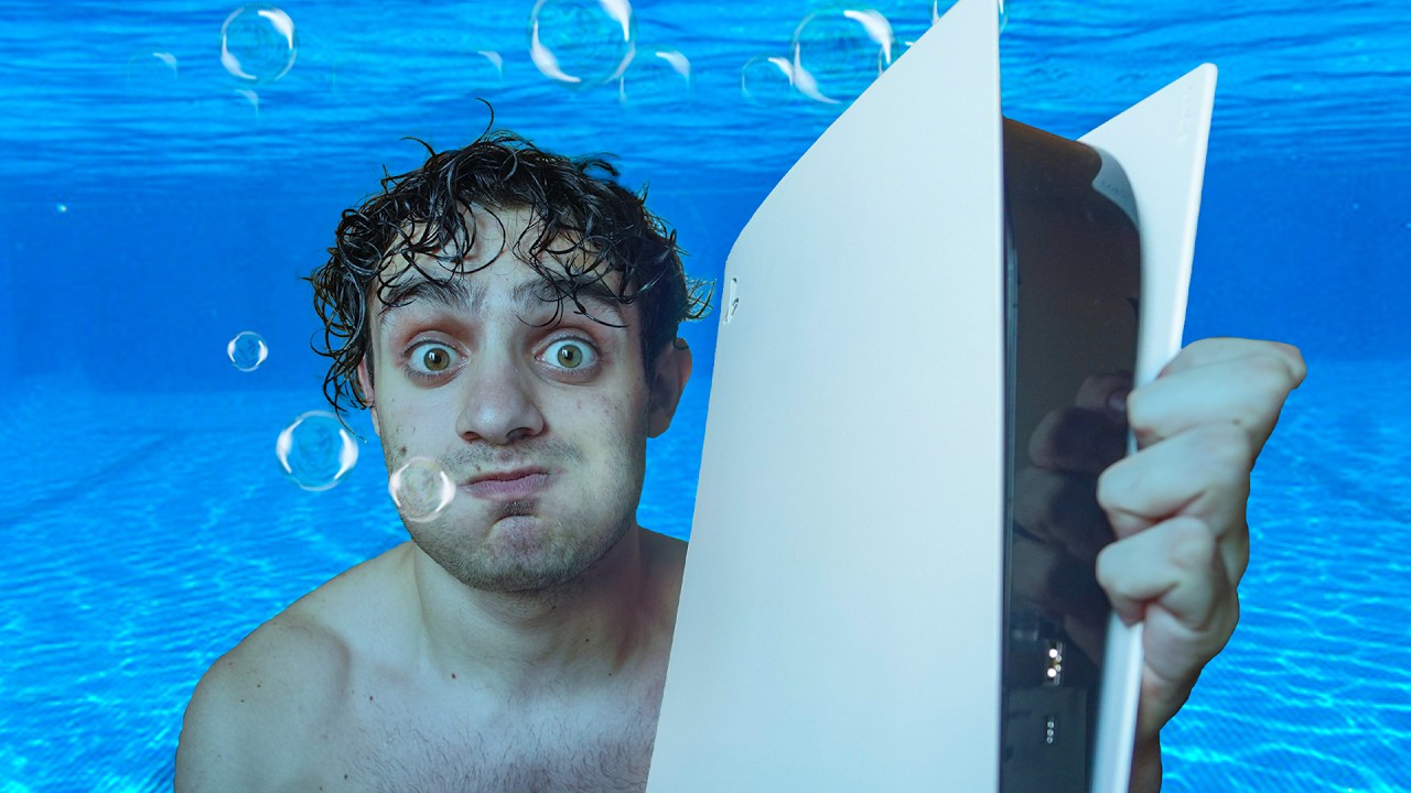 HICE UNA PLAYSTATION BAJO AGUA
