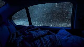 Endless Heavy Rain on Car Glass & Low Soft Thunder - Ease Anxiety Now, Sounds for Comfort Sleep screenshot 3