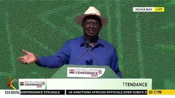 Devolution Conference 2025Raila Odinga: The Judiciary is also not blameless