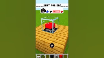 Realistic Emergency Button in Minecraft #shorts #tutorial