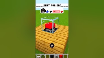 Realistic Emergency Button in Minecraft #shorts #tutorial