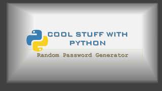 01 A Random Password Generator