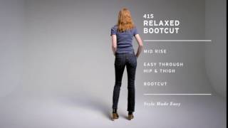 Women's 415 relaxed bootcut - YouTube