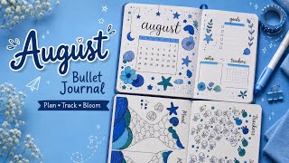     My August Bullet Journal Setup 💜 | Aesthetic & Creative Bujo #bulletjournal #bujo #bulletjournal