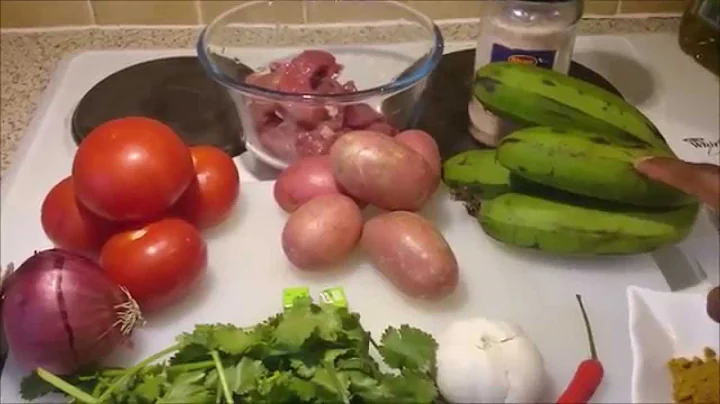 Kenyan Style Matoke/Mandizi (Green Bananas) with Beef