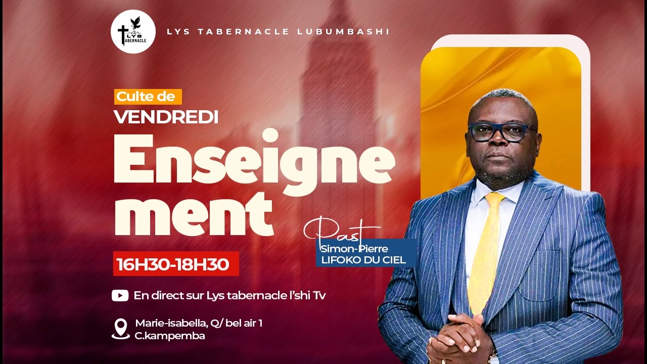 CULTE DU VENDREDI 27-02-2026 |  LA SECURITE ETERNELLE  vol :3  |  REVEREND SILAS KABONGO.