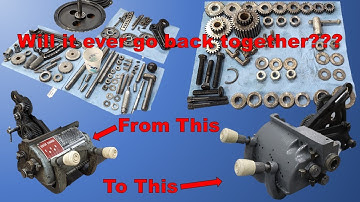 Atlas Craftsman Lathe Restoration Revival Part 3 (Quick Change Gear Box & Countershaft)