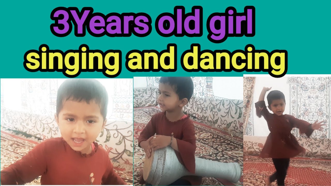 FIRST TIME IN KASHMIR [3 YEARS OLD GIRL SINGING AND DANCE BOTH] - YouTube
