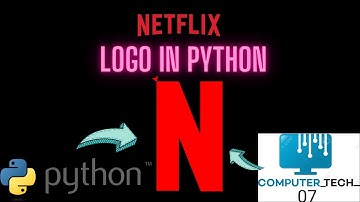 How to make Netflix logo in python. #python #netflix
