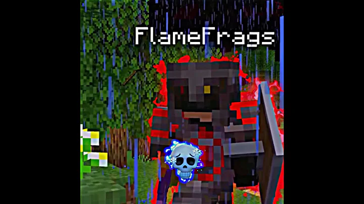 Flamefrags Aura...🗿💀 #minecraft #flamefrags #edit