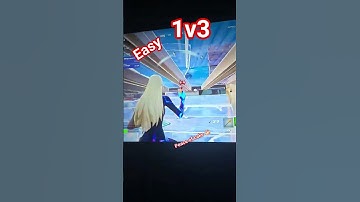 Easy 1v3. #fortnite #battleroyalegame #1v3 #easy.