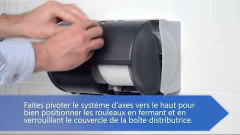 Compact® Tissue Dispensers - Side by Side Loading Instructions French