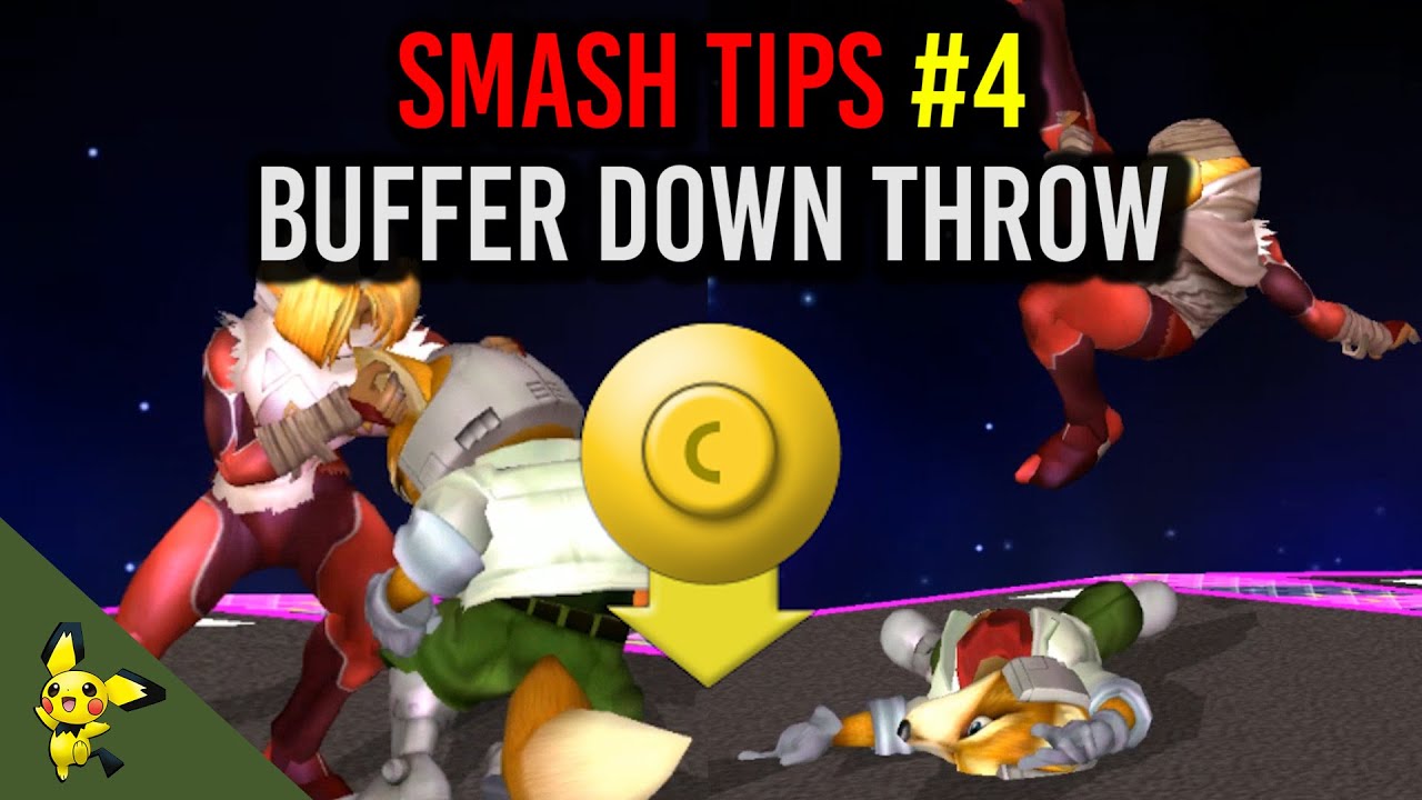 [Smash Tip 4] How to Buffer Down throw Super Smash Bros. Melee