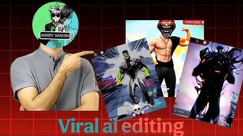 NEW trend viral AI shots editing tutorial😱 ! Free fire character transform to hulk and venom! 🥶😱