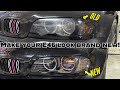 E46 replacement headlight lenses - Depo LED corner marker turn signals upgrade - BMW M3 restoration